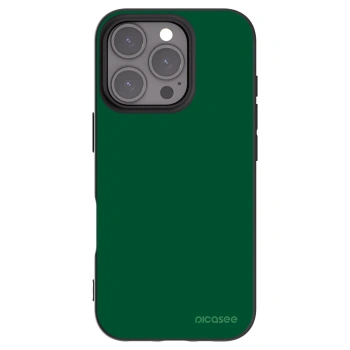 Picasee fekete szilikon tok az alábbi mobiltelefonokra Apple iPhone 16 Pro - Green Gleam