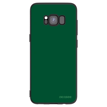 Picasee fekete szilikon tok az alábbi mobiltelefonokra Samsung Galaxy S8 G950F - Green Gleam
