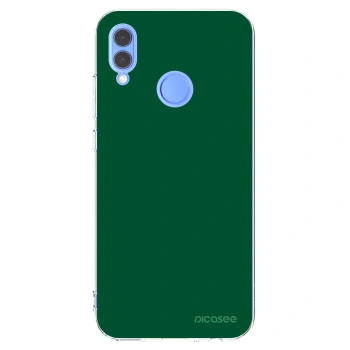Picasee átlátszó szilikon tok az alábbi mobiltelefonokra Huawei P Smart 2019 - Green Gleam