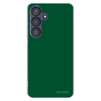 Picasee átlátszó szilikon tok az alábbi mobiltelefonokra Samsung Galaxy S25 5G - Green Gleam