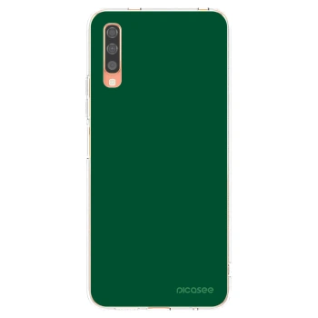 Picasee átlátszó szilikon tok az alábbi mobiltelefonokra Samsung Galaxy A70 A705F - Green Gleam