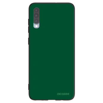 Picasee fekete szilikon tok az alábbi mobiltelefonokra Samsung Galaxy A70 A705F - Green Gleam
