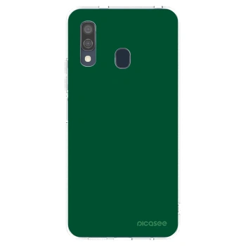 Picasee átlátszó szilikon tok az alábbi mobiltelefonokra Samsung Galaxy A40 A405F - Green Gleam