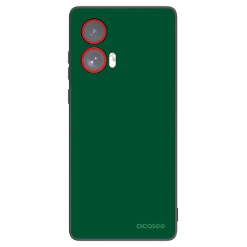 Picasee fekete szilikon tok az alábbi mobiltelefonokra Motorola Edge 50 Fusion - Green Gleam
