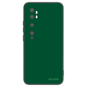 Picasee fekete szilikon tok az alábbi mobiltelefonokra Xiaomi Mi Note 10 (Pro) - Green Gleam