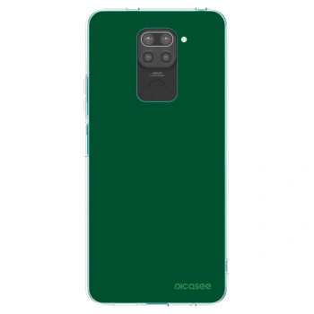 Picasee fekete szilikon tok az alábbi mobiltelefonokra Xiaomi Redmi Note 9 - Green Gleam
