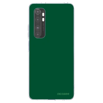 Picasee átlátszó szilikon tok az alábbi mobiltelefonokra Xiaomi Mi Note 10 Lite - Green Gleam