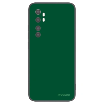 Picasee fekete szilikon tok az alábbi mobiltelefonokra Xiaomi Mi Note 10 Lite - Green Gleam