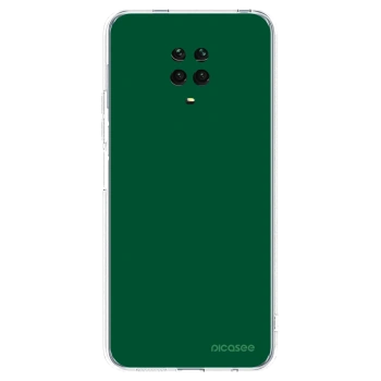 Picasee átlátszó szilikon tok az alábbi mobiltelefonokra Xiaomi Redmi Note 9S - Green Gleam