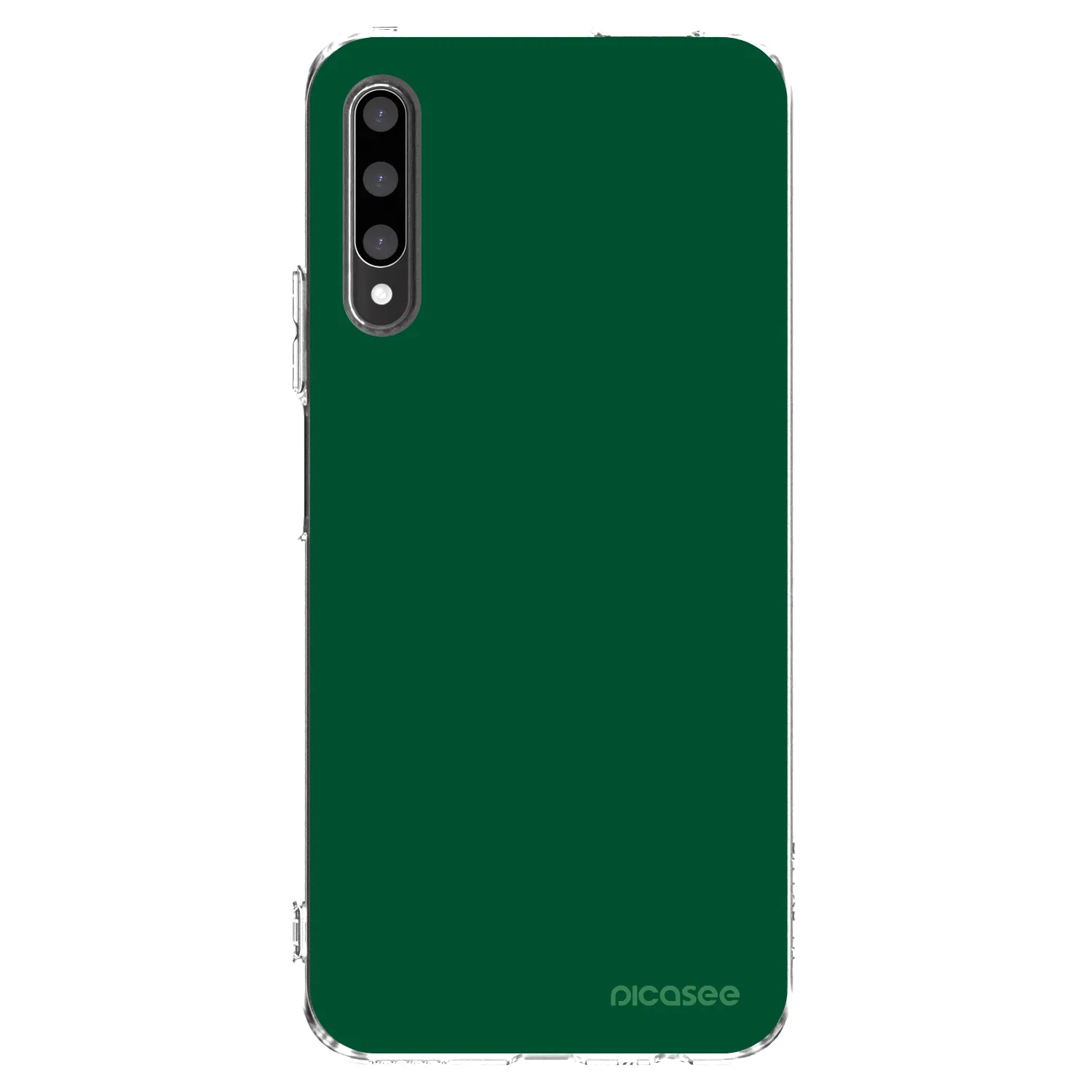 Picasee átlátszó szilikon tok az alábbi mobiltelefonokra Honor 9X Pro - Green Gleam