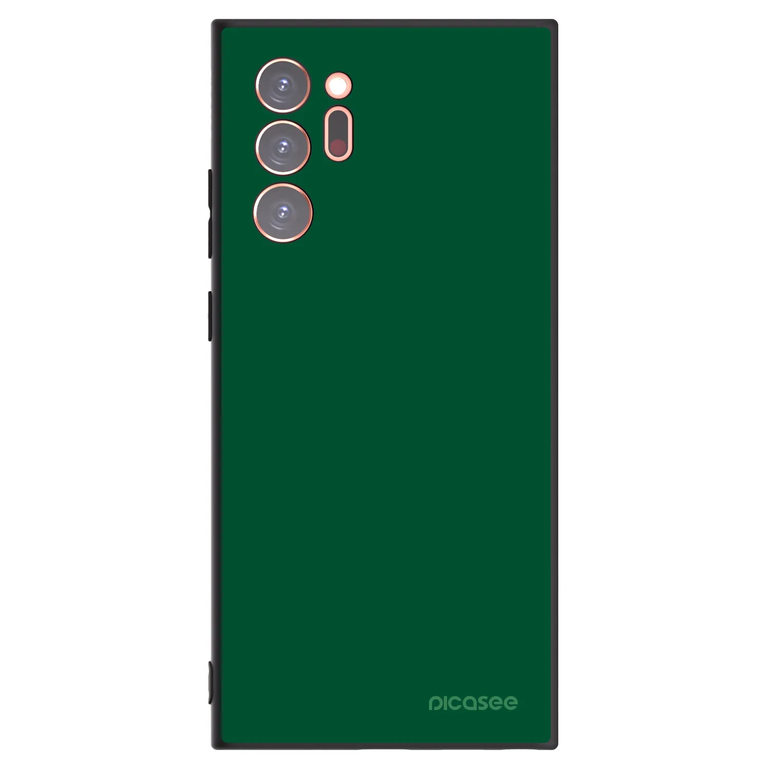 Picasee fekete szilikon tok az alábbi mobiltelefonokra Samsung Galaxy Note 20 Ultra - Green Gleam