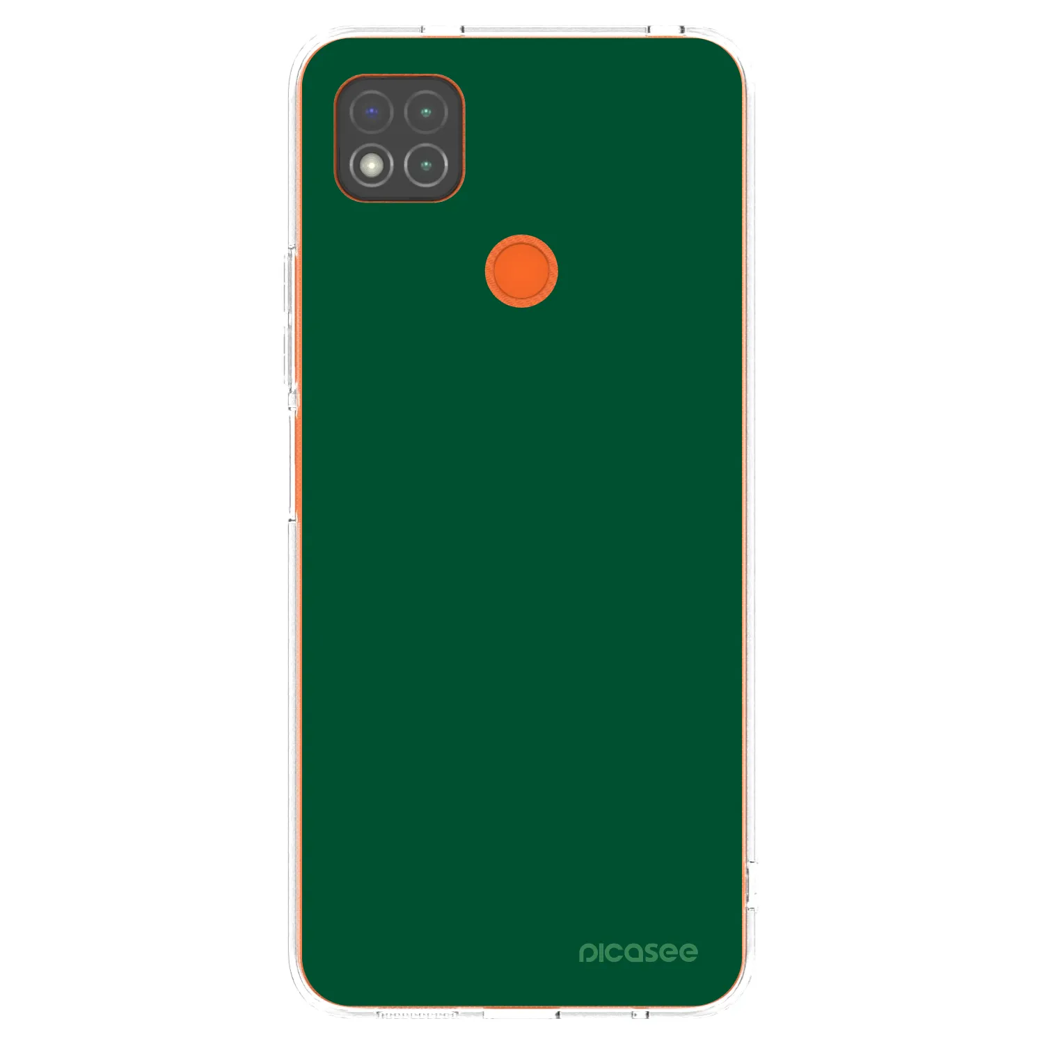 Picasee átlátszó szilikon tok az alábbi mobiltelefonokra Xiaomi Redmi 9C - Green Gleam