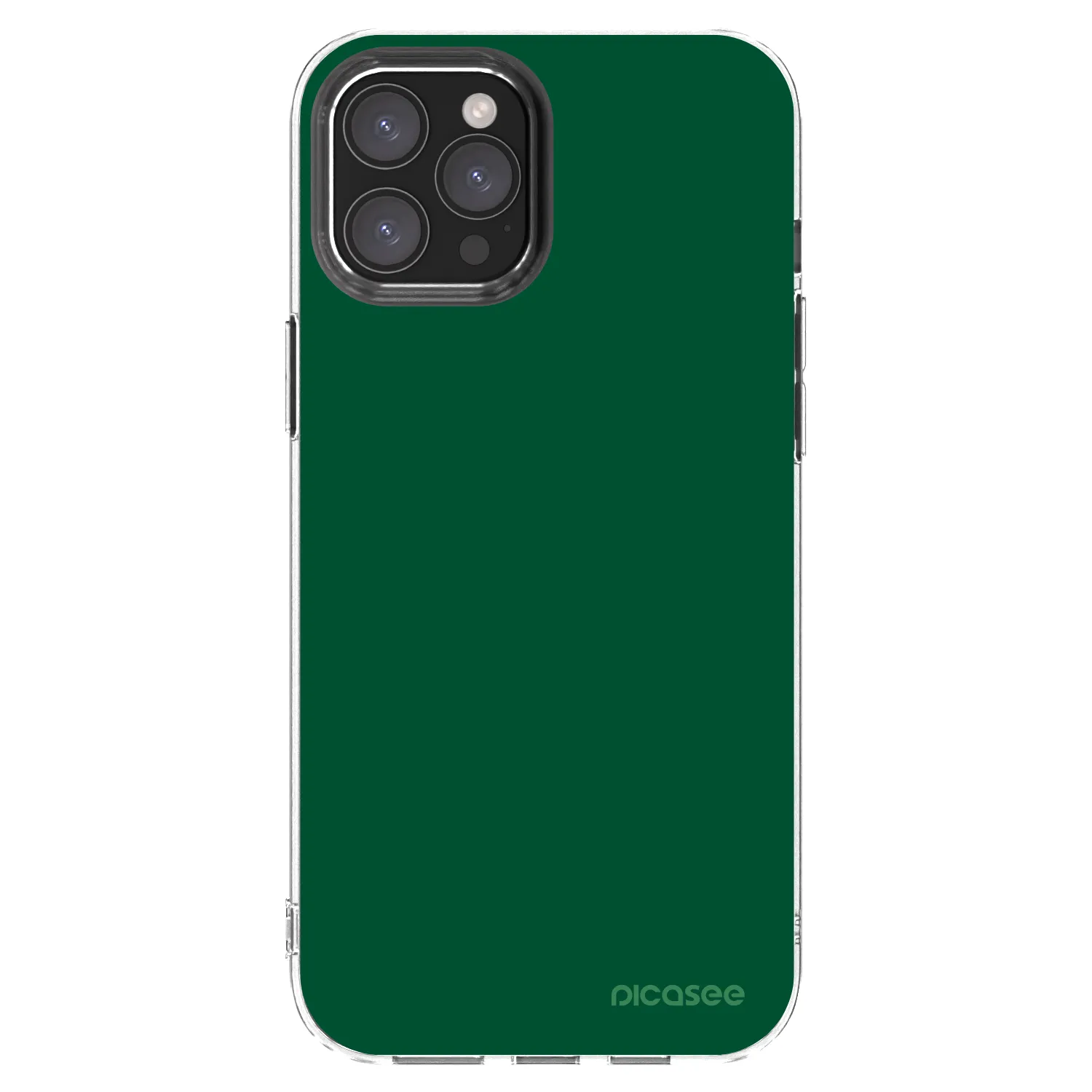 Picasee átlátszó szilikon tok az alábbi mobiltelefonokra Apple iPhone 12 Pro Max - Green Gleam