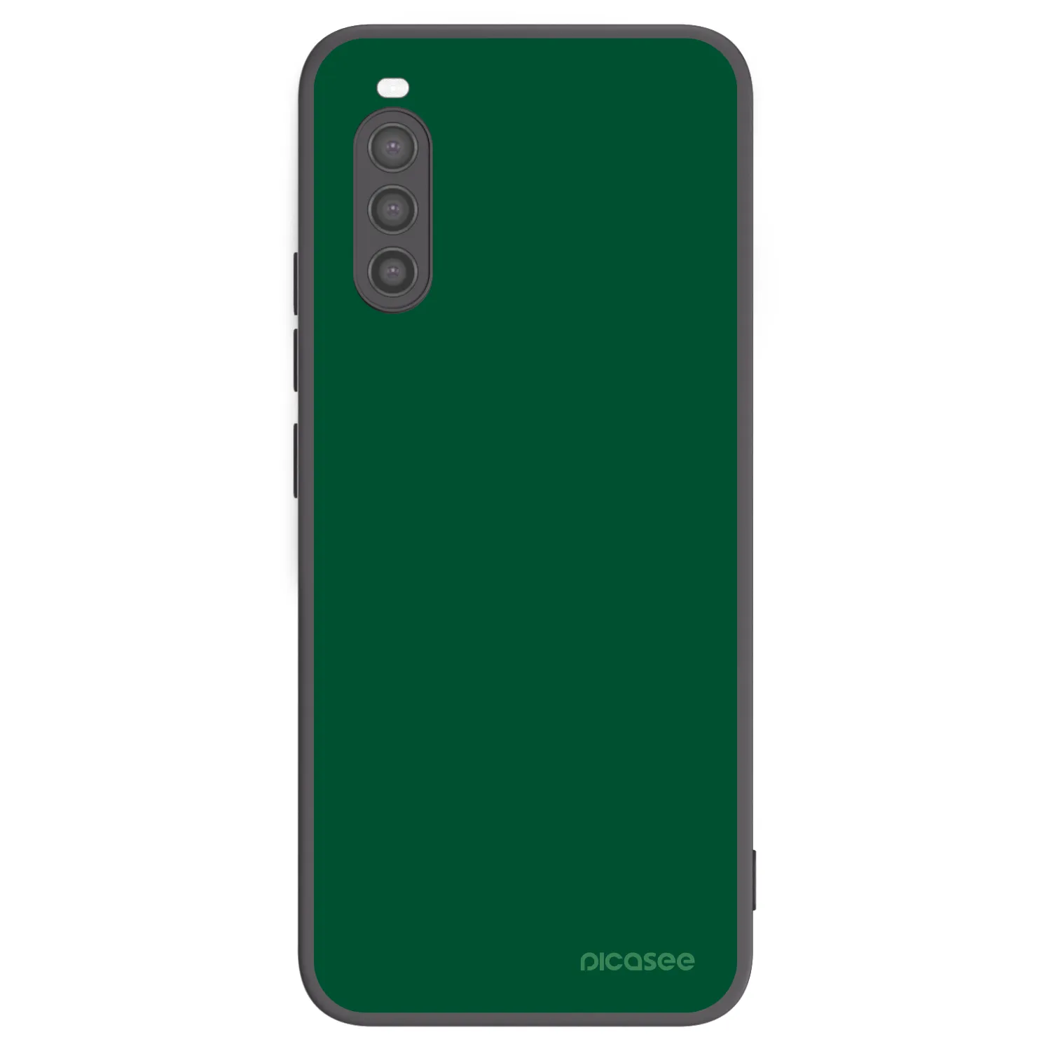 Picasee fekete szilikon tok az alábbi mobiltelefonokra Sony Xperia 10 II - Green Gleam
