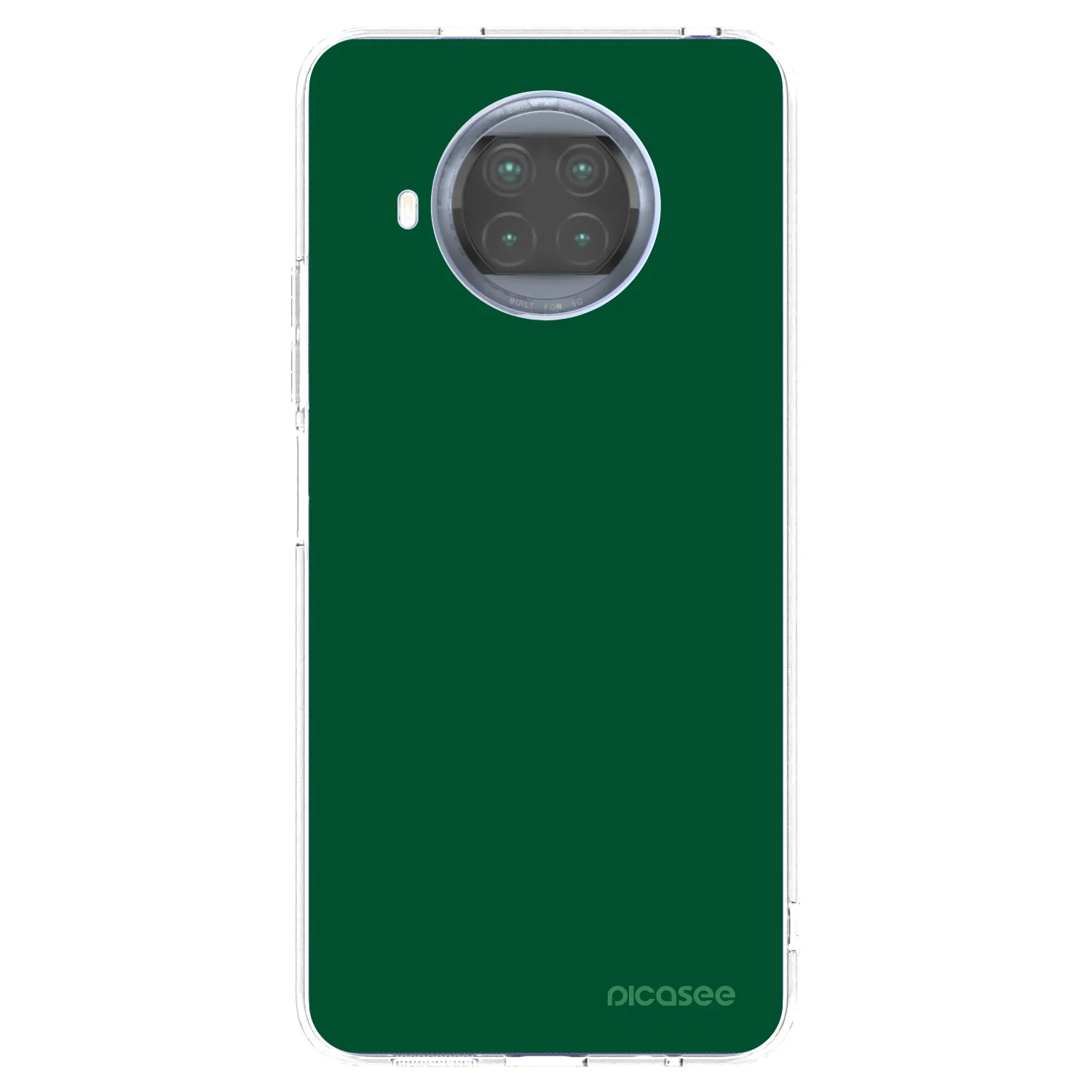 Picasee átlátszó szilikon tok az alábbi mobiltelefonokra Xiaomi Mi 10T Lite - Green Gleam