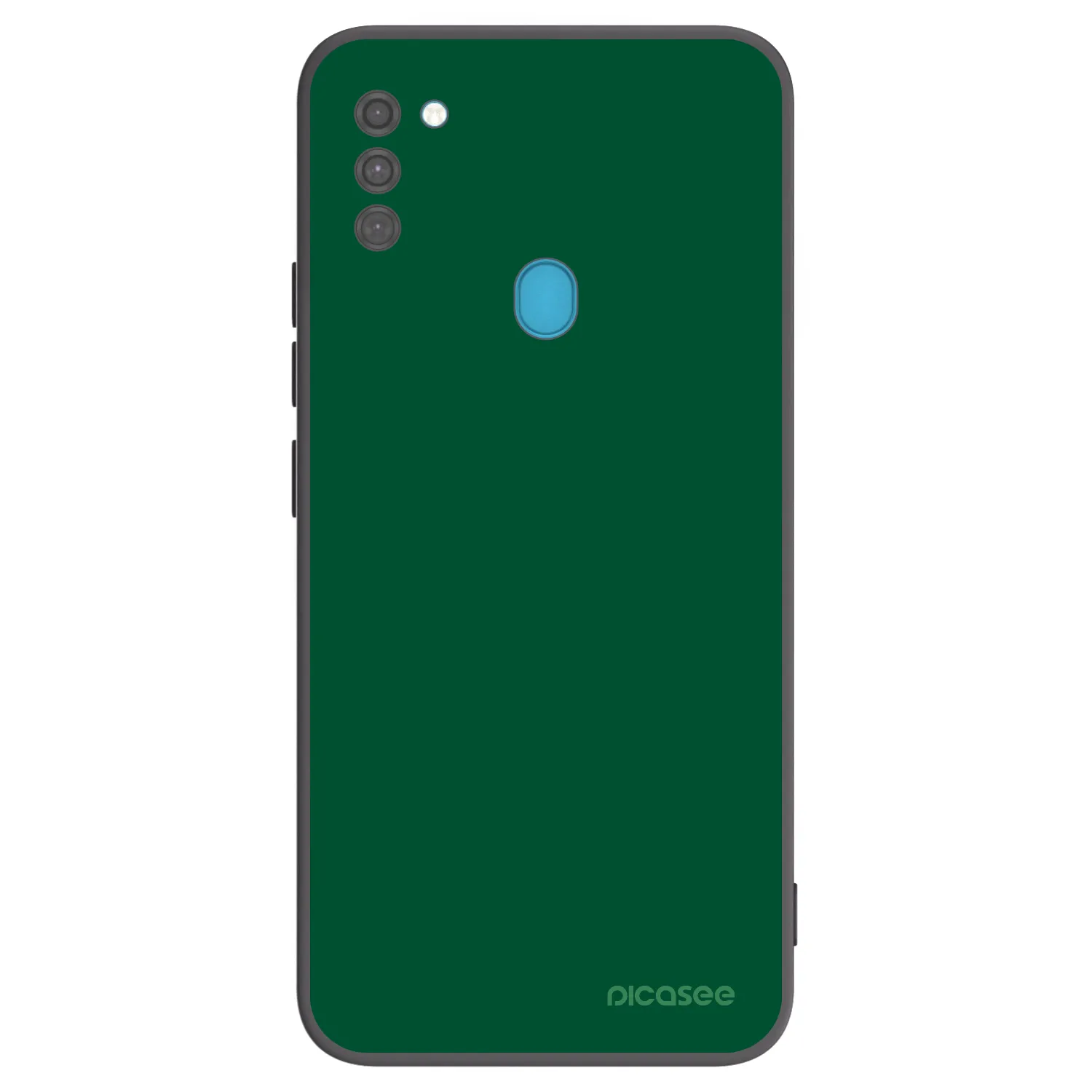 Picasee fekete szilikon tok az alábbi mobiltelefonokra Samsung Galaxy M11 - Green Gleam