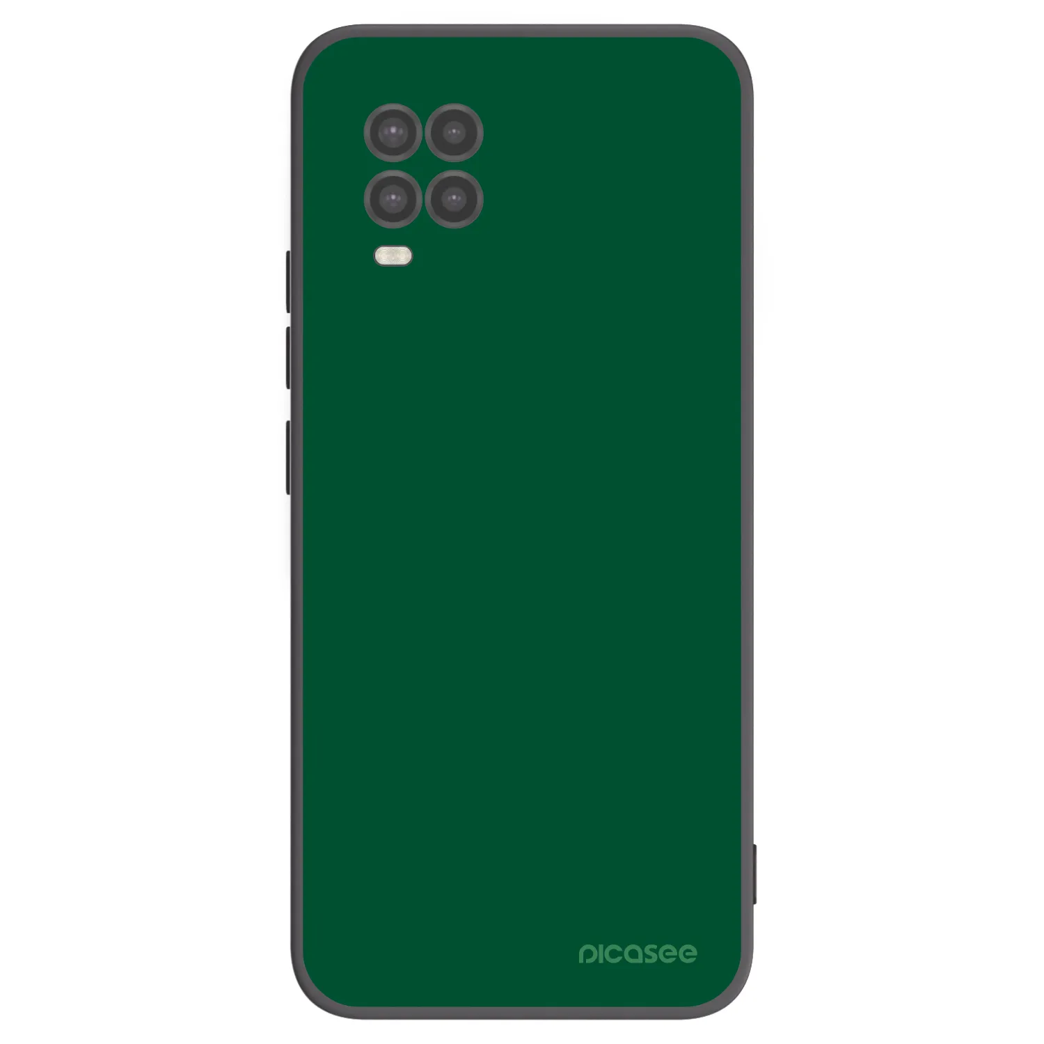 Picasee fekete szilikon tok az alábbi mobiltelefonokra Xiaomi Mi 10 Lite - Green Gleam