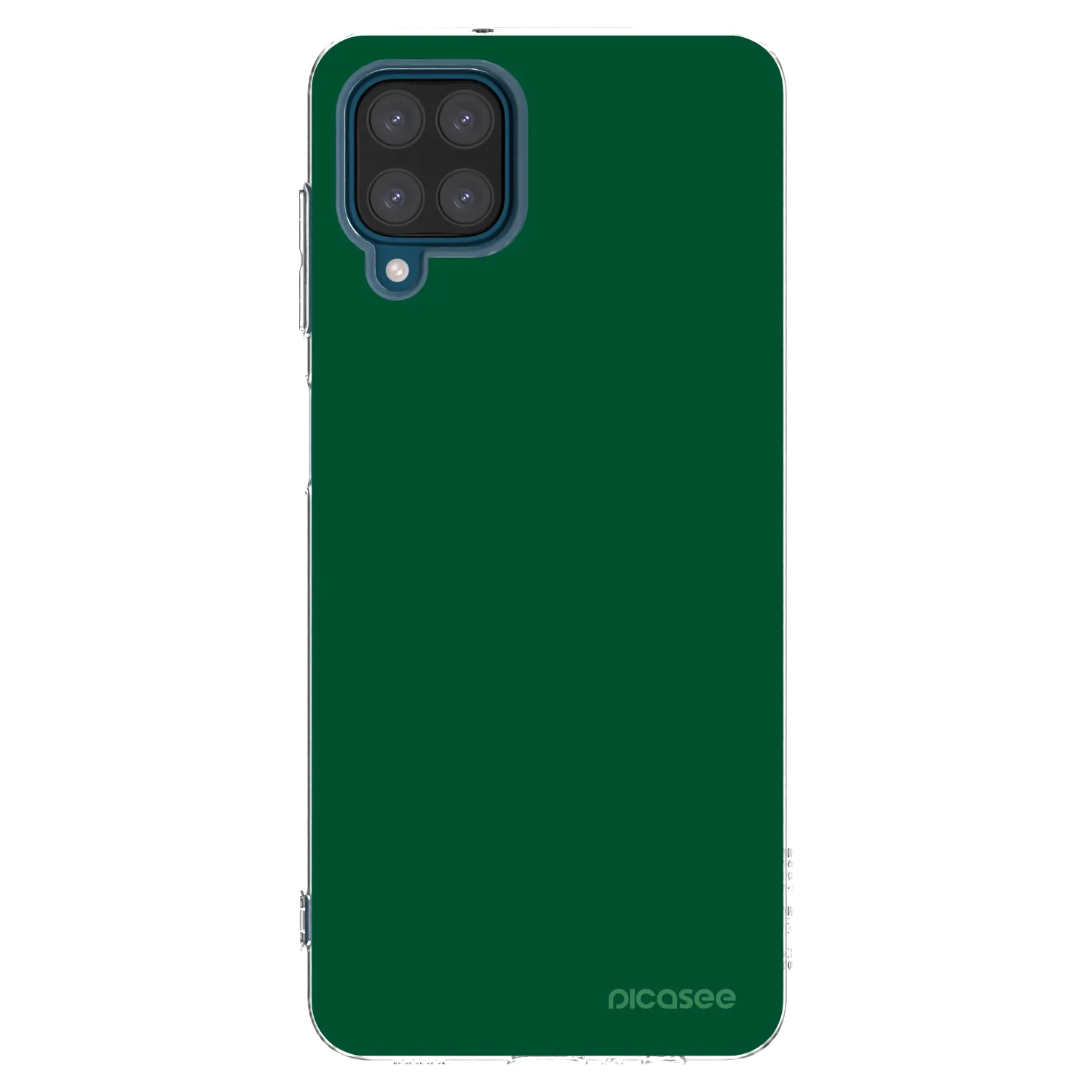 Picasee átlátszó szilikon tok az alábbi mobiltelefonokra Samsung Galaxy A12 A125F - Green Gleam