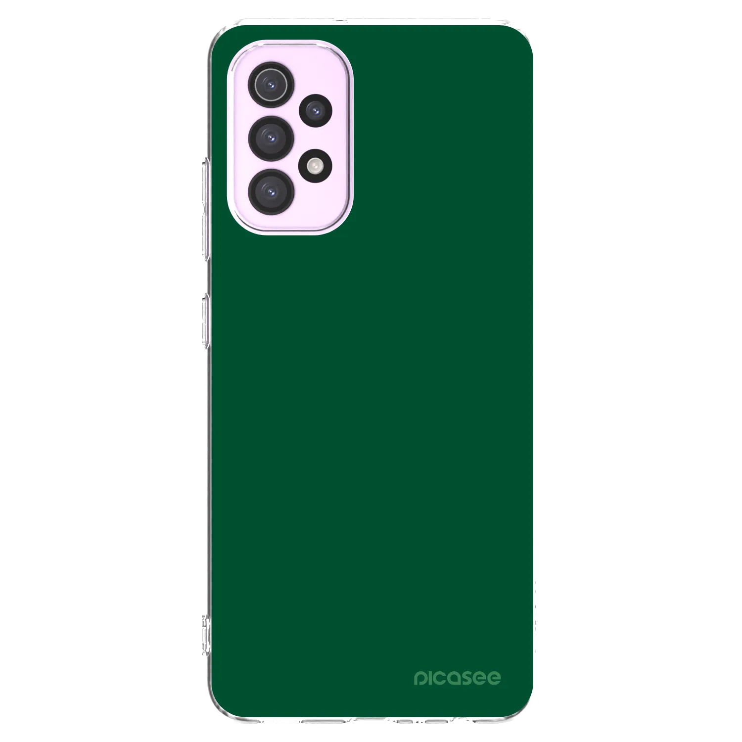 Picasee átlátszó szilikon tok az alábbi mobiltelefonokra Samsung Galaxy A32 5G A326B - Green Gleam