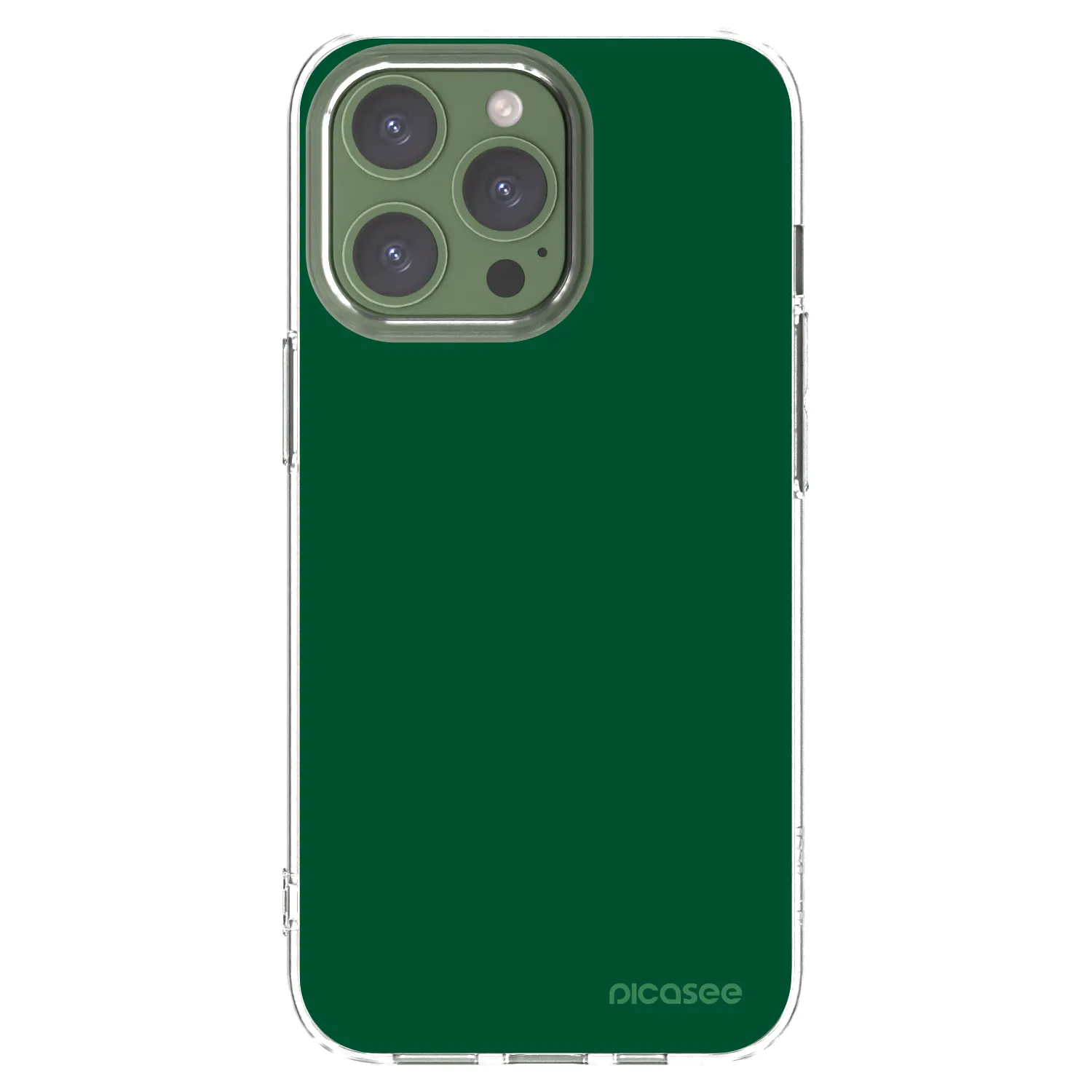 Picasee átlátszó szilikon tok az alábbi mobiltelefonokra Apple iPhone 13 Pro - Green Gleam