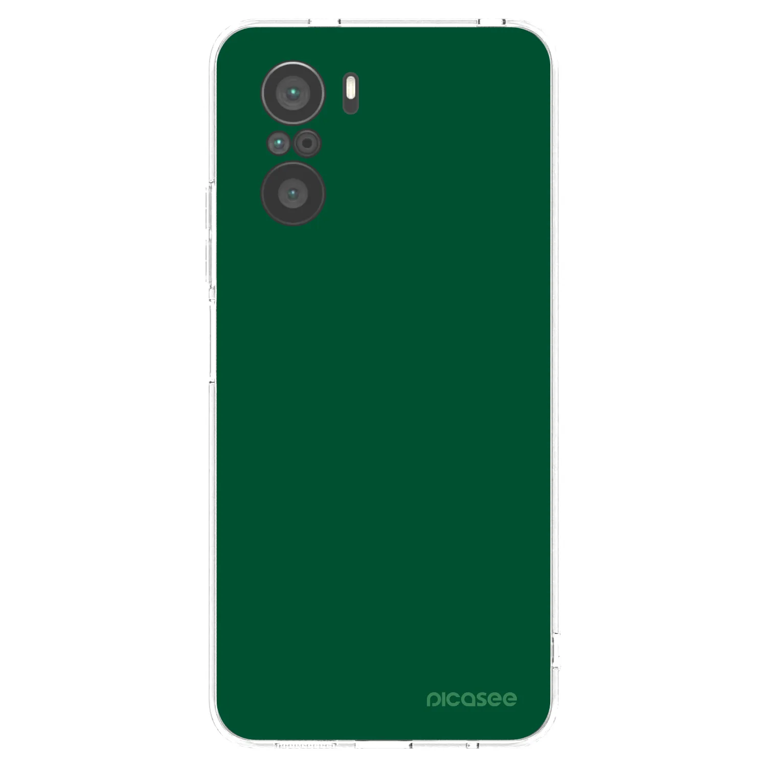Picasee átlátszó szilikon tok az alábbi mobiltelefonokra Xiaomi Poco F3 - Green Gleam