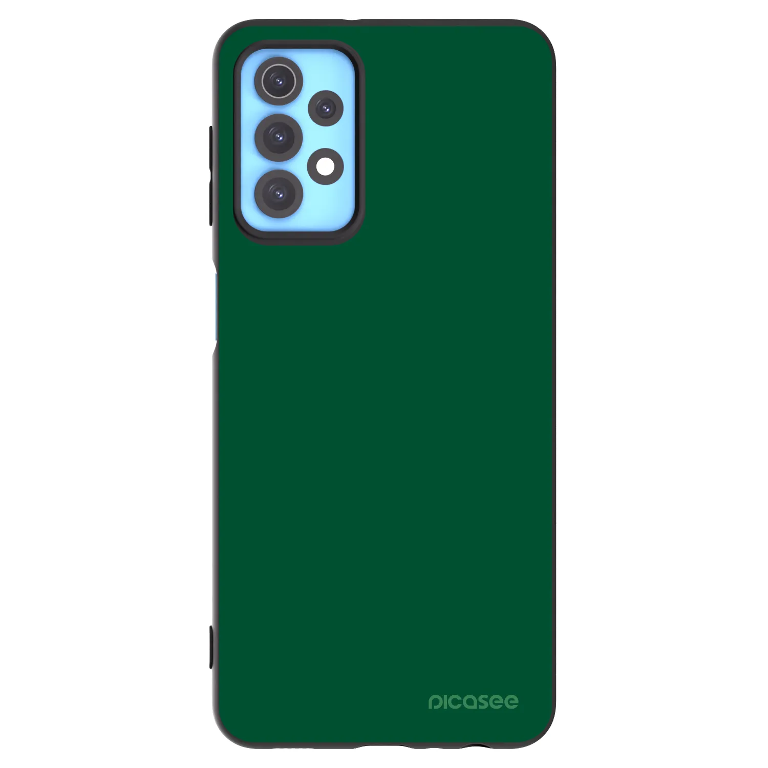 Picasee fekete szilikon tok az alábbi mobiltelefonokra Samsung Galaxy A32 4G SM-A325F - Green Gleam