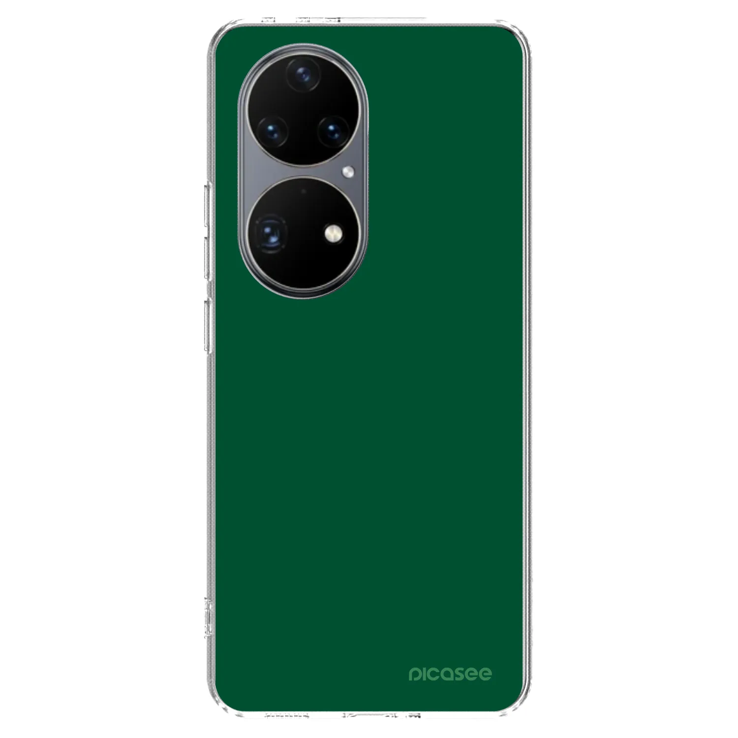 Picasee átlátszó szilikon tok az alábbi mobiltelefonokra Huawei P50 - Green Gleam