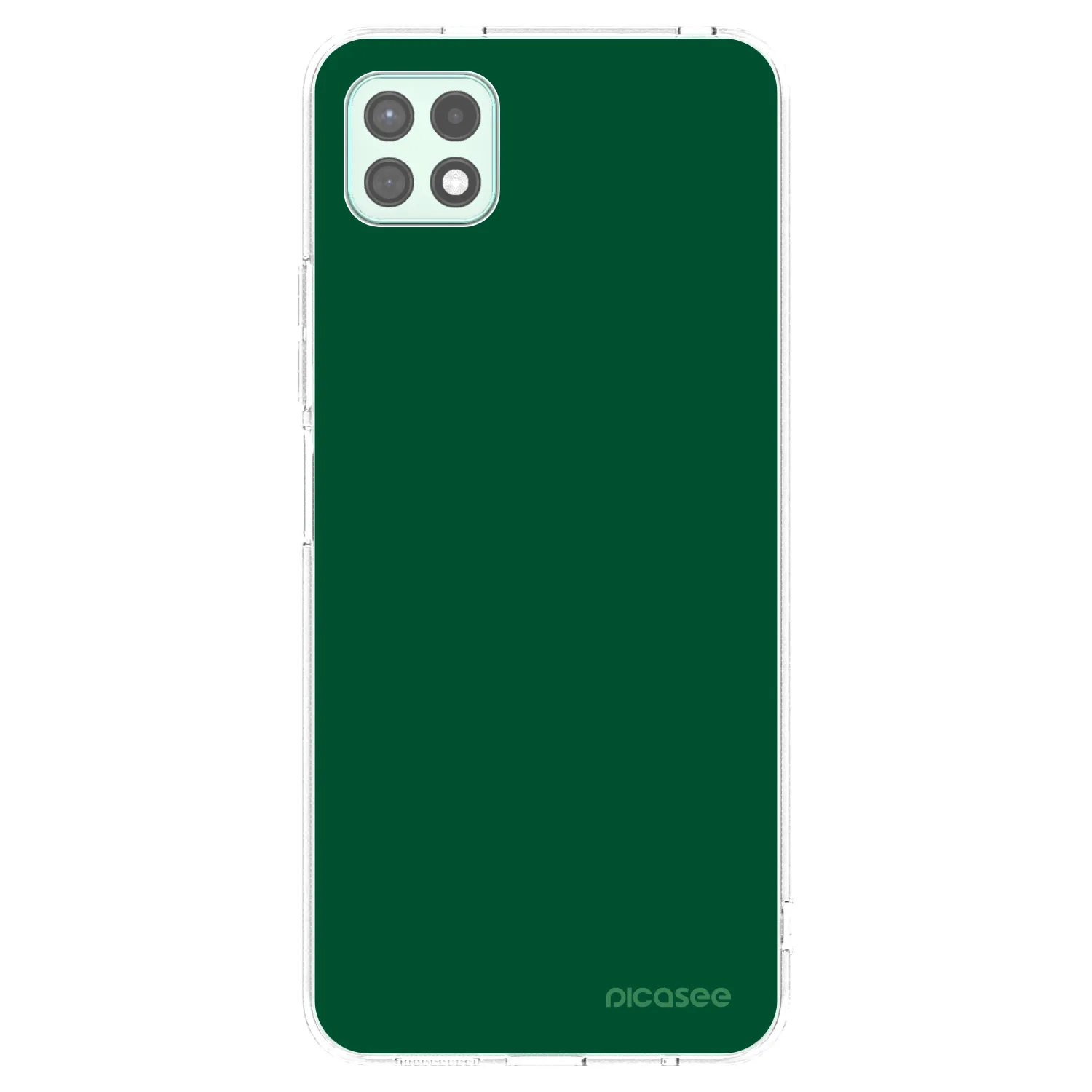 Picasee átlátszó szilikon tok az alábbi mobiltelefonokra Samsung Galaxy A22 A226B 5G - Green Gleam