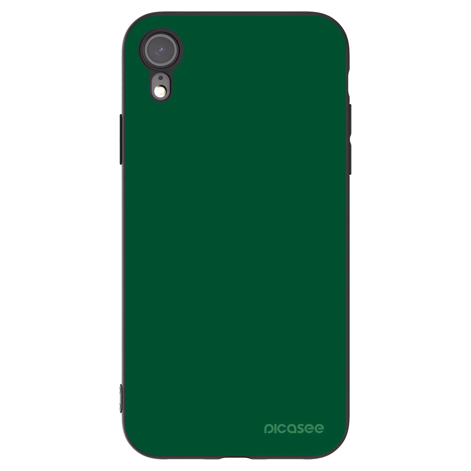 Picasee fekete szilikon tok az alábbi mobiltelefonokra Apple iPhone XR - Green Gleam