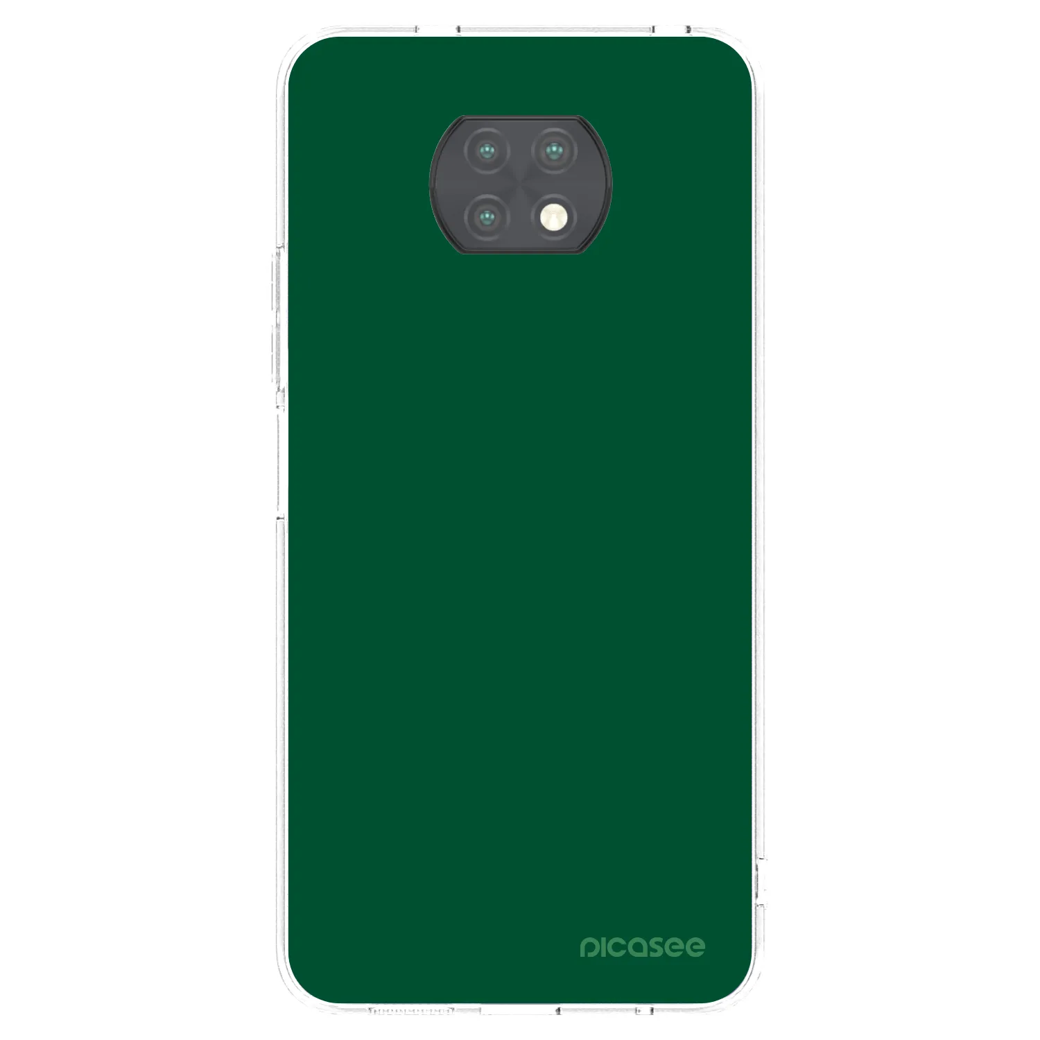 Picasee átlátszó szilikon tok az alábbi mobiltelefonokra Xiaomi Redmi Note 9T - Green Gleam