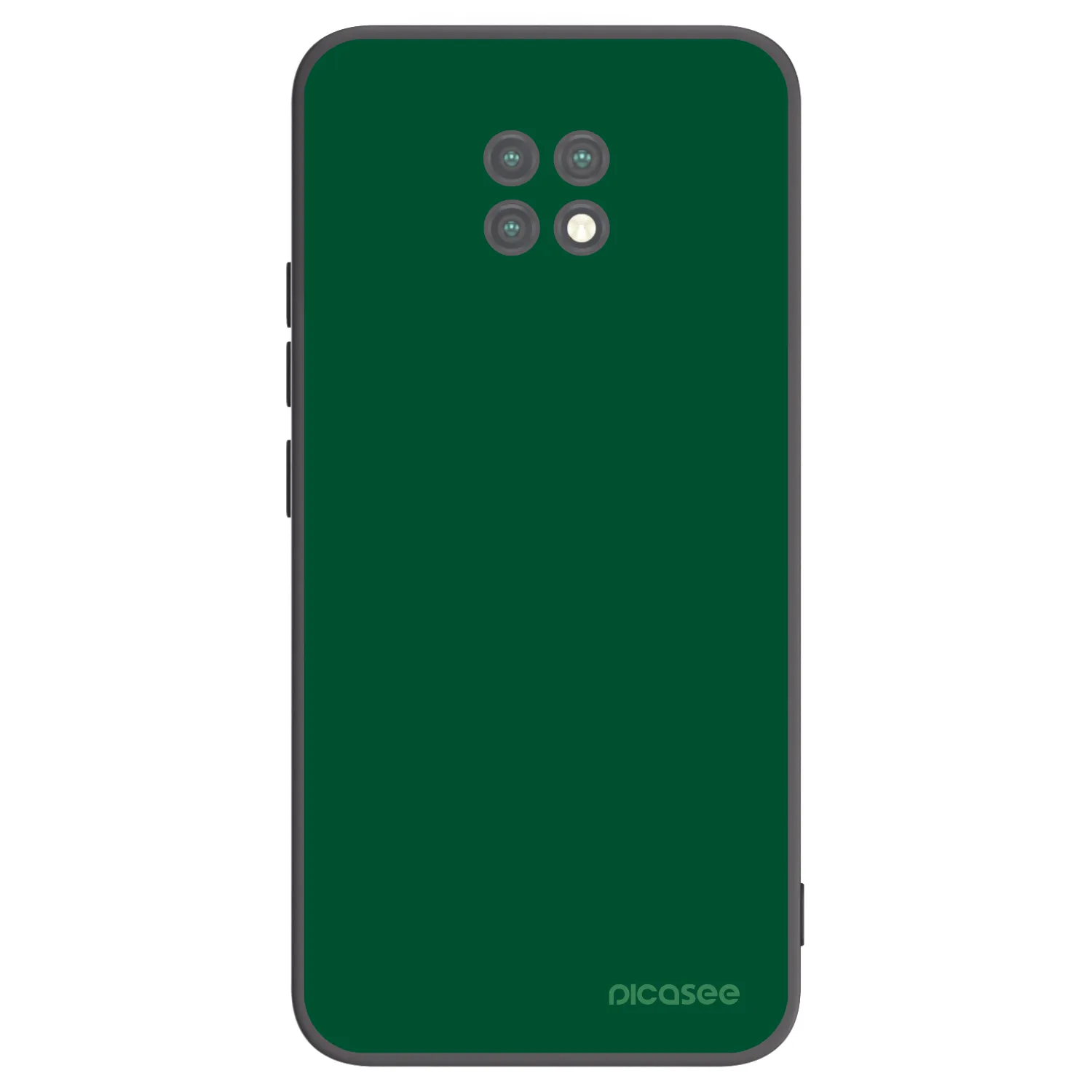 Picasee fekete szilikon tok az alábbi mobiltelefonokra Xiaomi Redmi Note 9T - Green Gleam