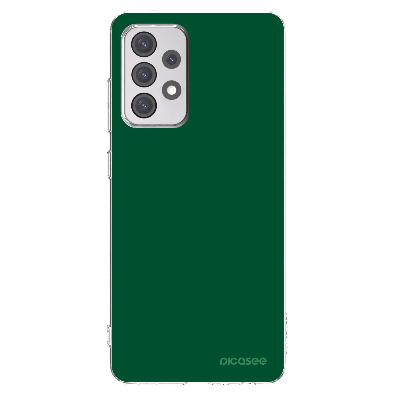 Picasee átlátszó szilikon tok az alábbi mobiltelefonokra Samsung Galaxy A52s 5G A528B - Green Gleam