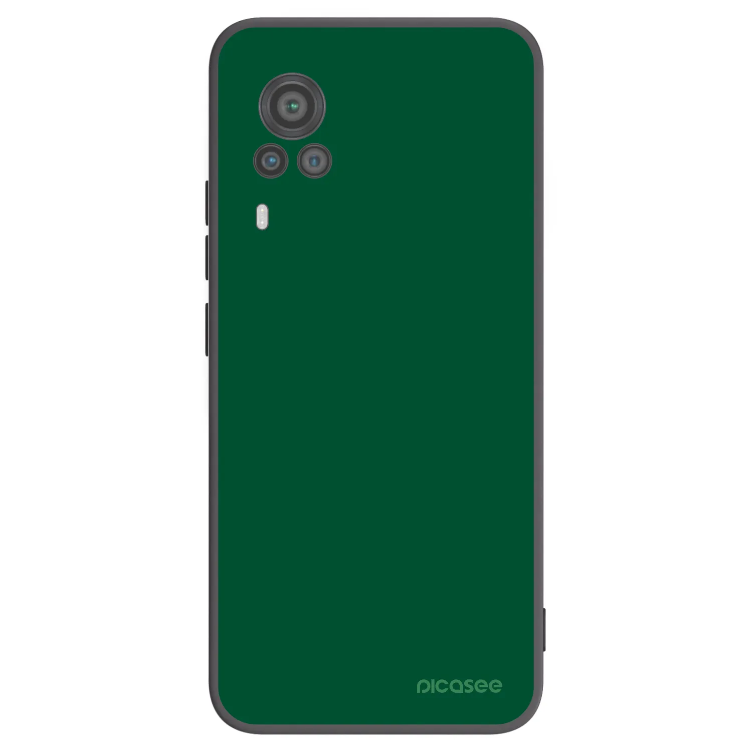 Picasee fekete szilikon tok az alábbi mobiltelefonokra Vivo X60 Pro 5G - Green Gleam