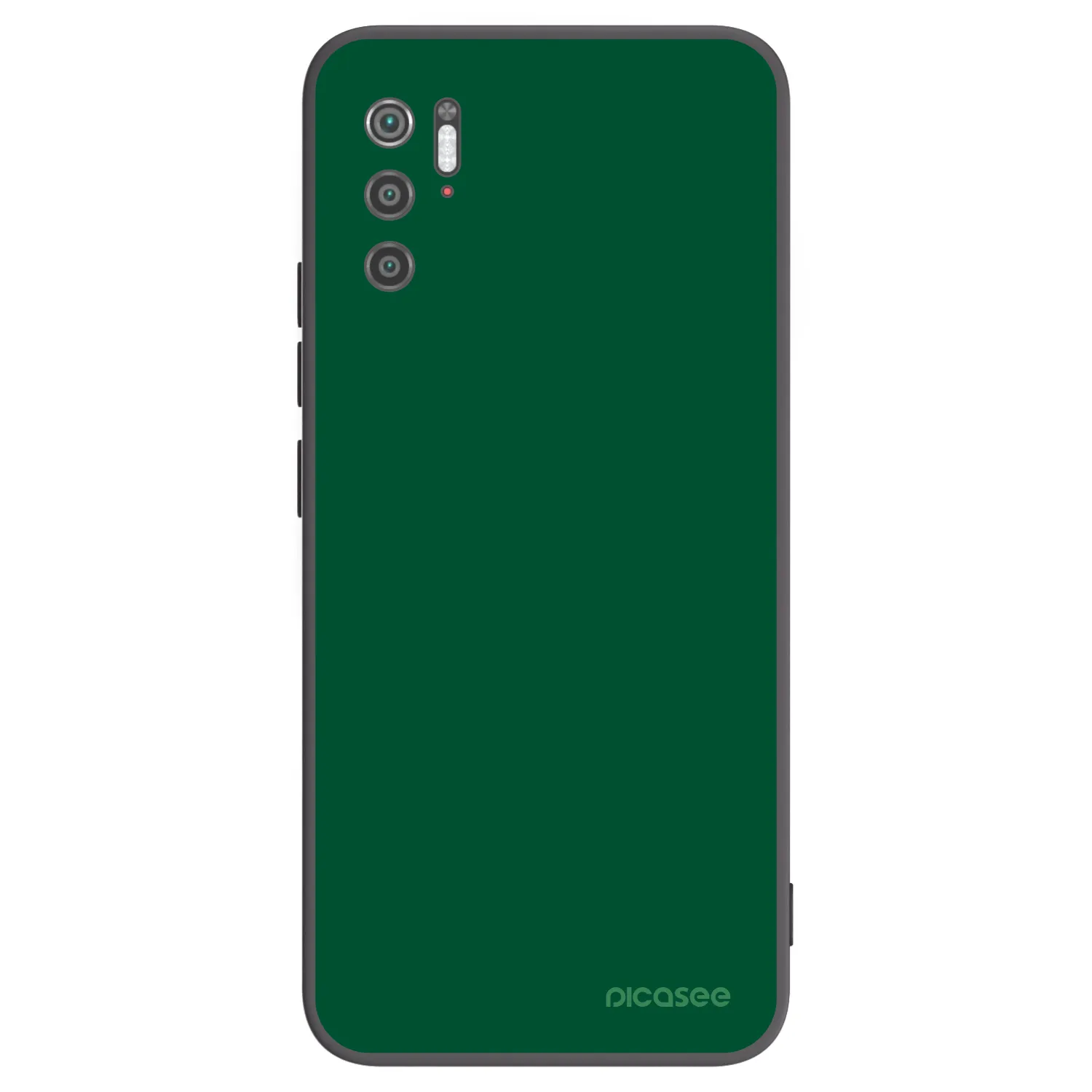 Picasee fekete szilikon tok az alábbi mobiltelefonokra Xiaomi Poco M3 Pro 5G - Green Gleam