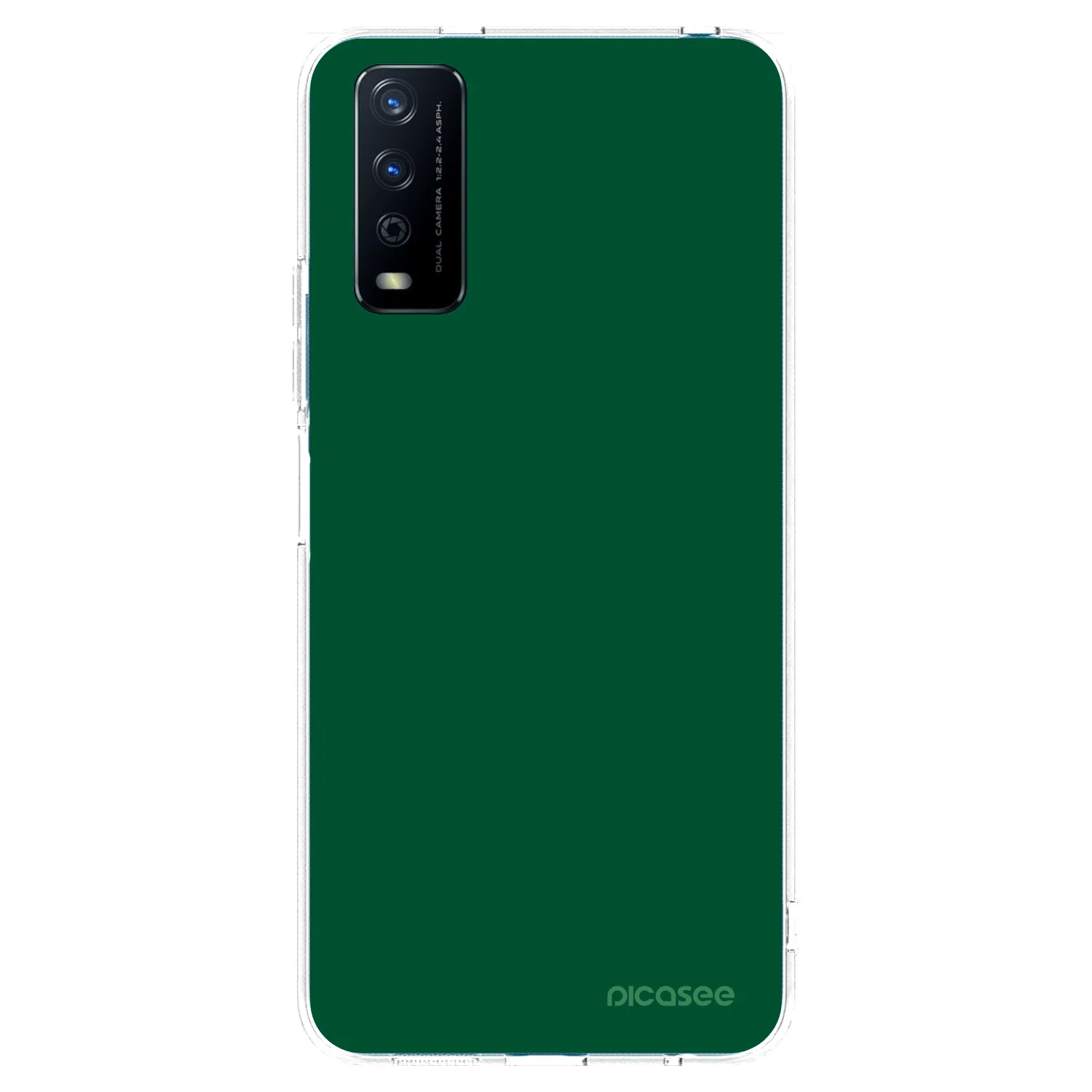 Picasee átlátszó szilikon tok az alábbi mobiltelefonokra Vivo Y11s - Green Gleam
