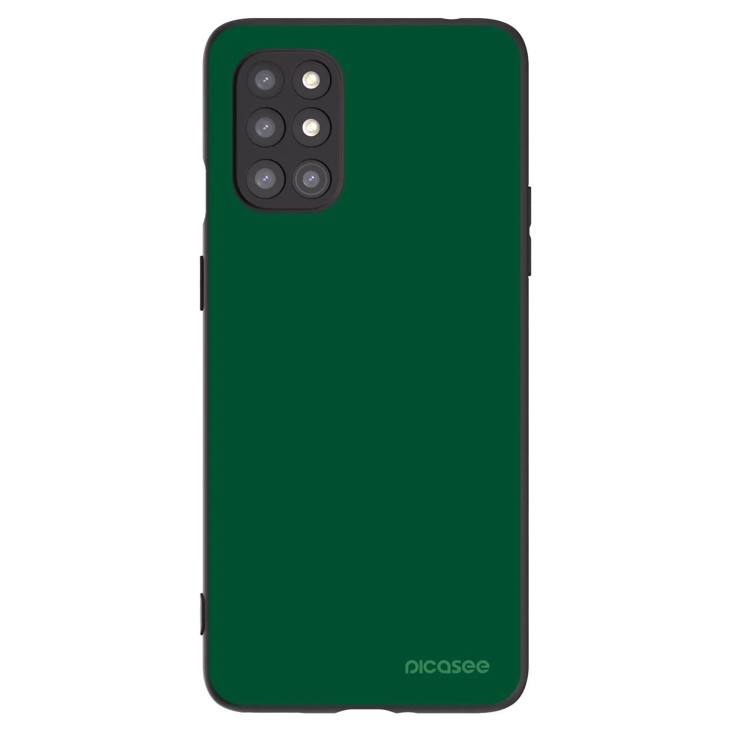 Picasee fekete szilikon tok az alábbi mobiltelefonokra OnePlus 8T - Green Gleam