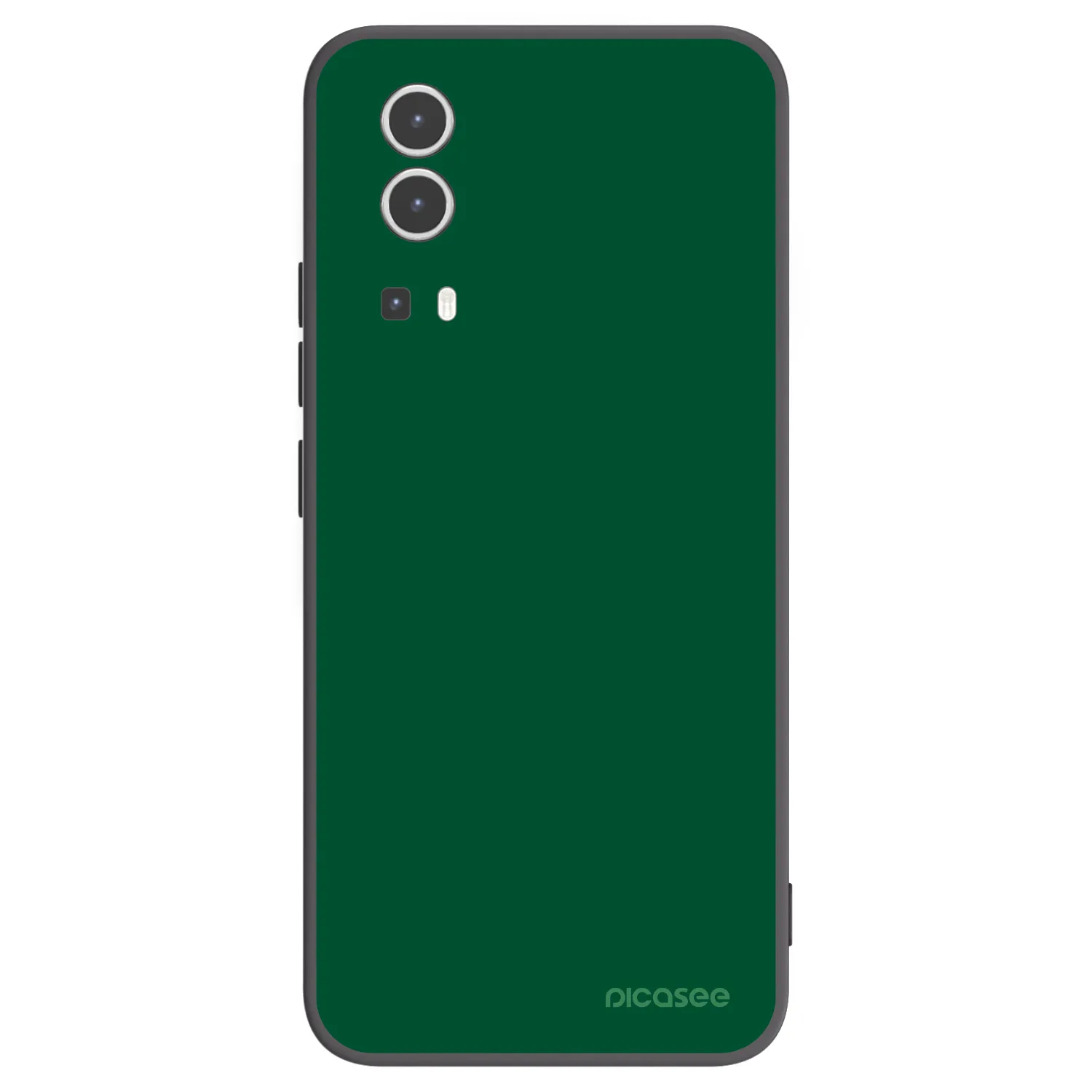 Picasee fekete szilikon tok az alábbi mobiltelefonokra Vivo Y72 5G - Green Gleam