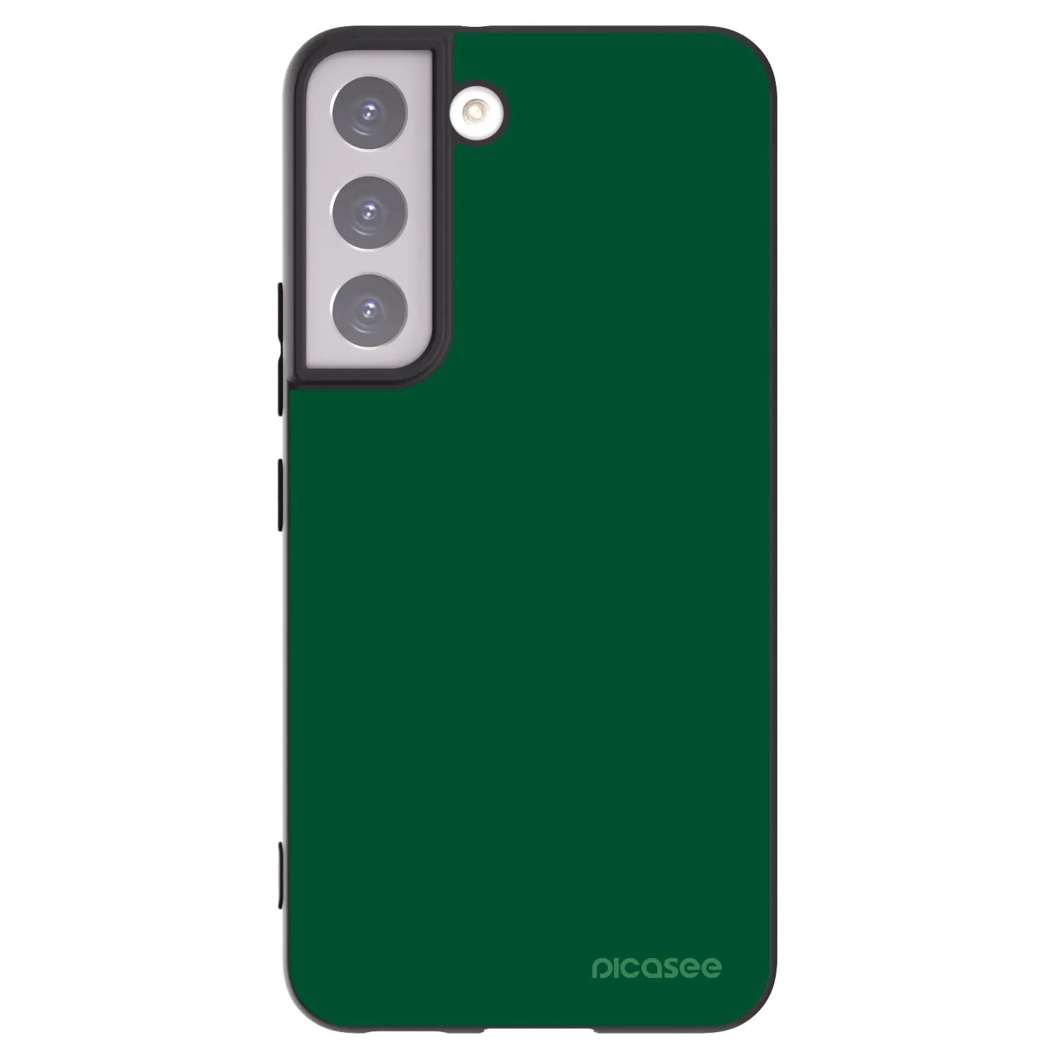 Picasee fekete szilikon tok az alábbi mobiltelefonokra Samsung Galaxy S22 5G - Green Gleam