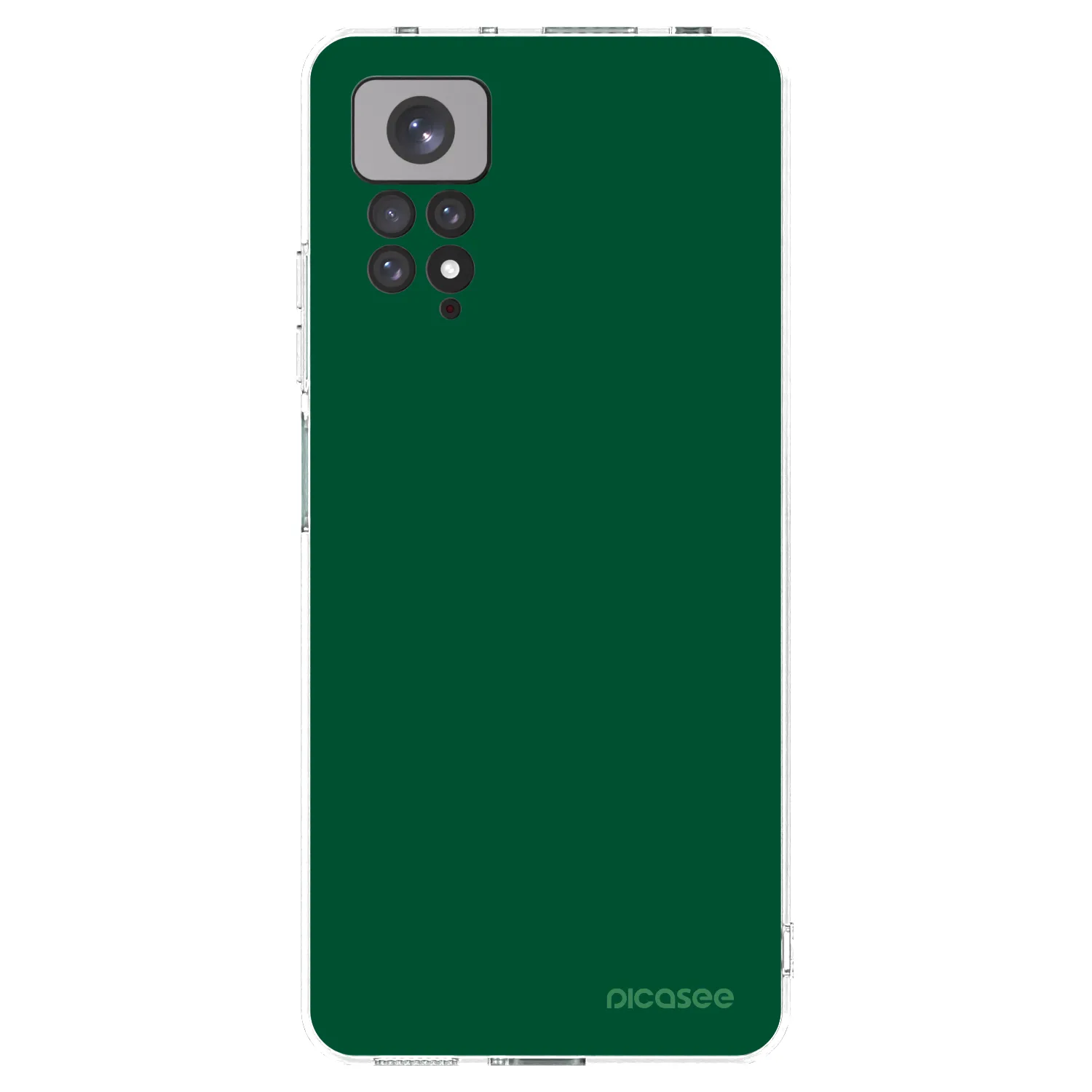 Picasee átlátszó szilikon tok az alábbi mobiltelefonokra Xiaomi Redmi Note 11S 4G - Green Gleam