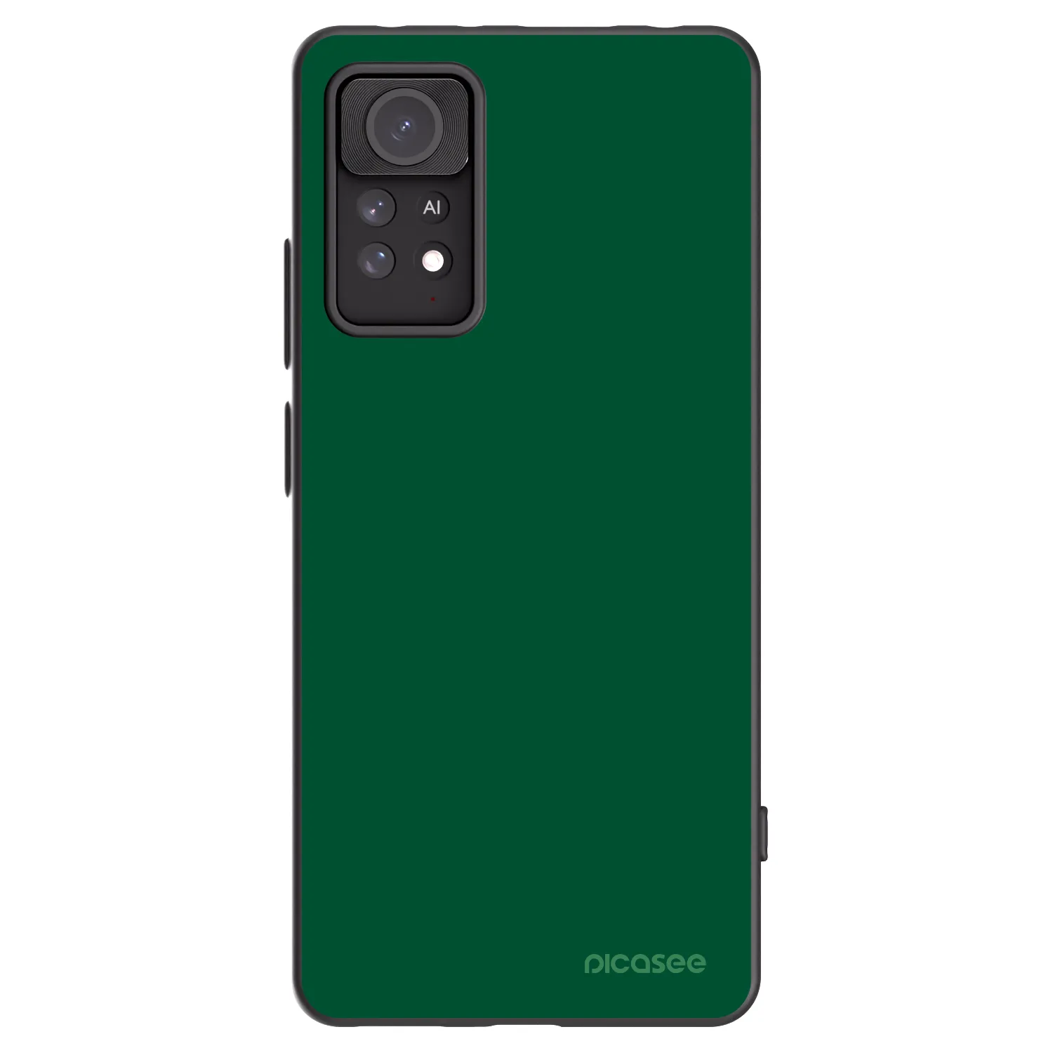 Picasee fekete szilikon tok az alábbi mobiltelefonokra Xiaomi Redmi Note 11 Pro - Green Gleam