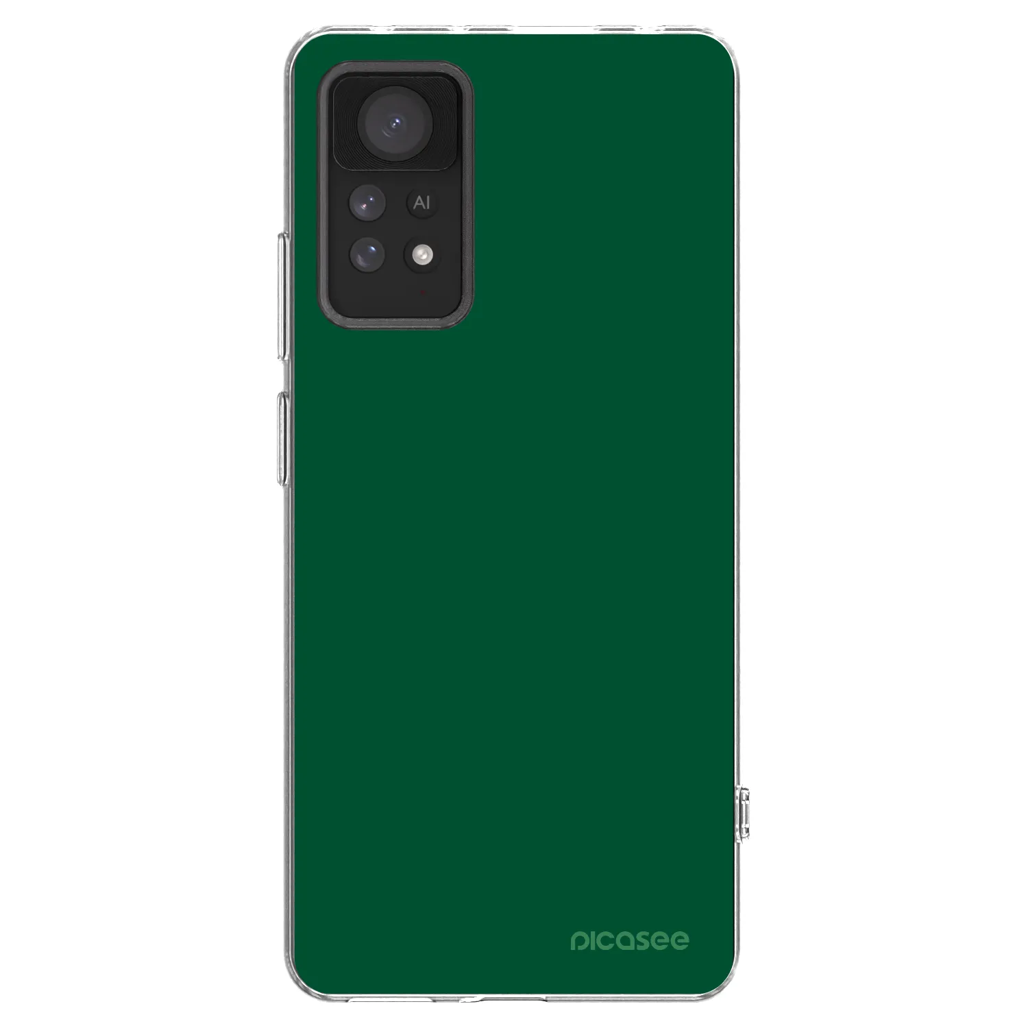 Picasee átlátszó szilikon tok az alábbi mobiltelefonokra Xiaomi Redmi Note 11 Pro 5G - Green Gleam
