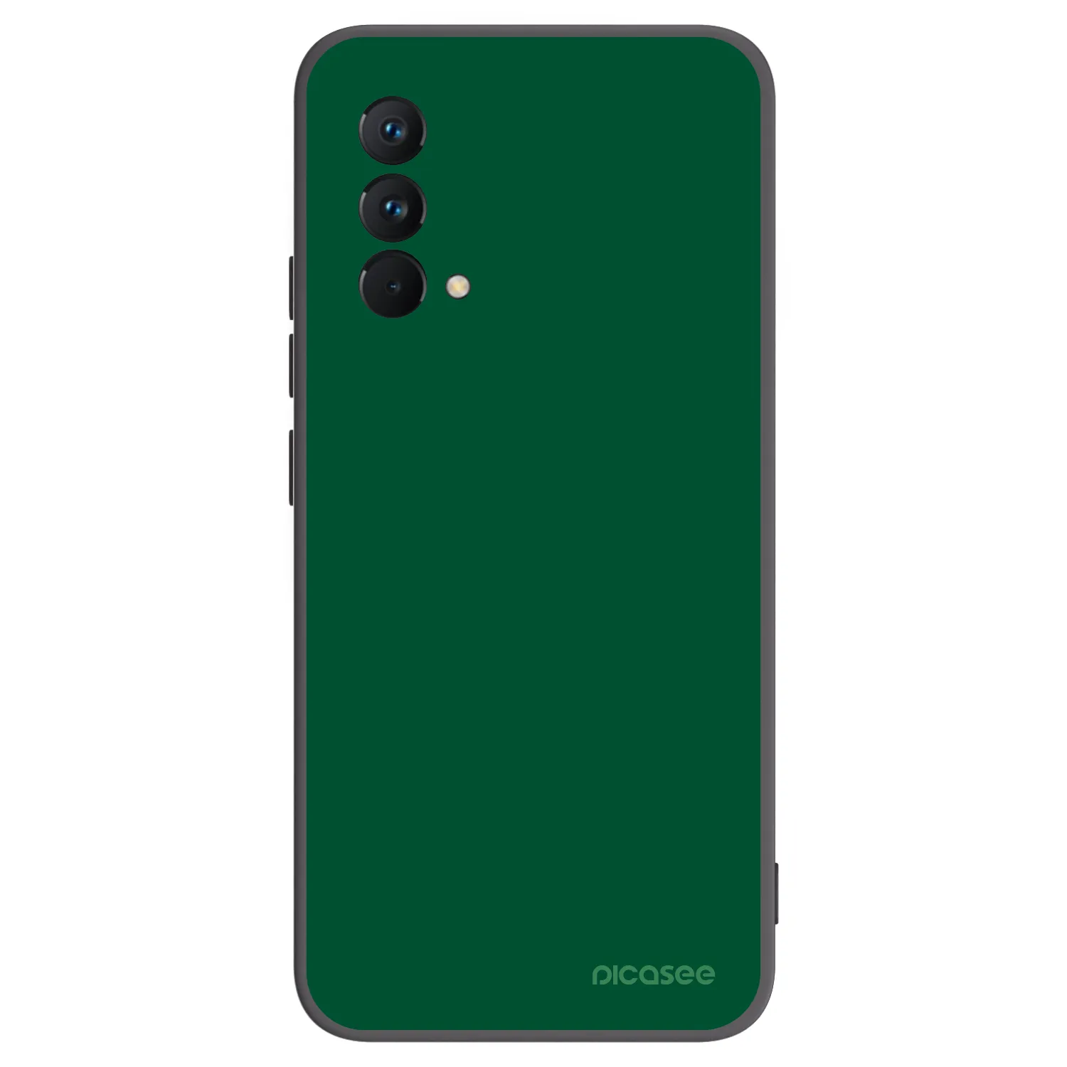 Picasee fekete szilikon tok az alábbi mobiltelefonokra Realme GT Master Edition 5G - Green Gleam