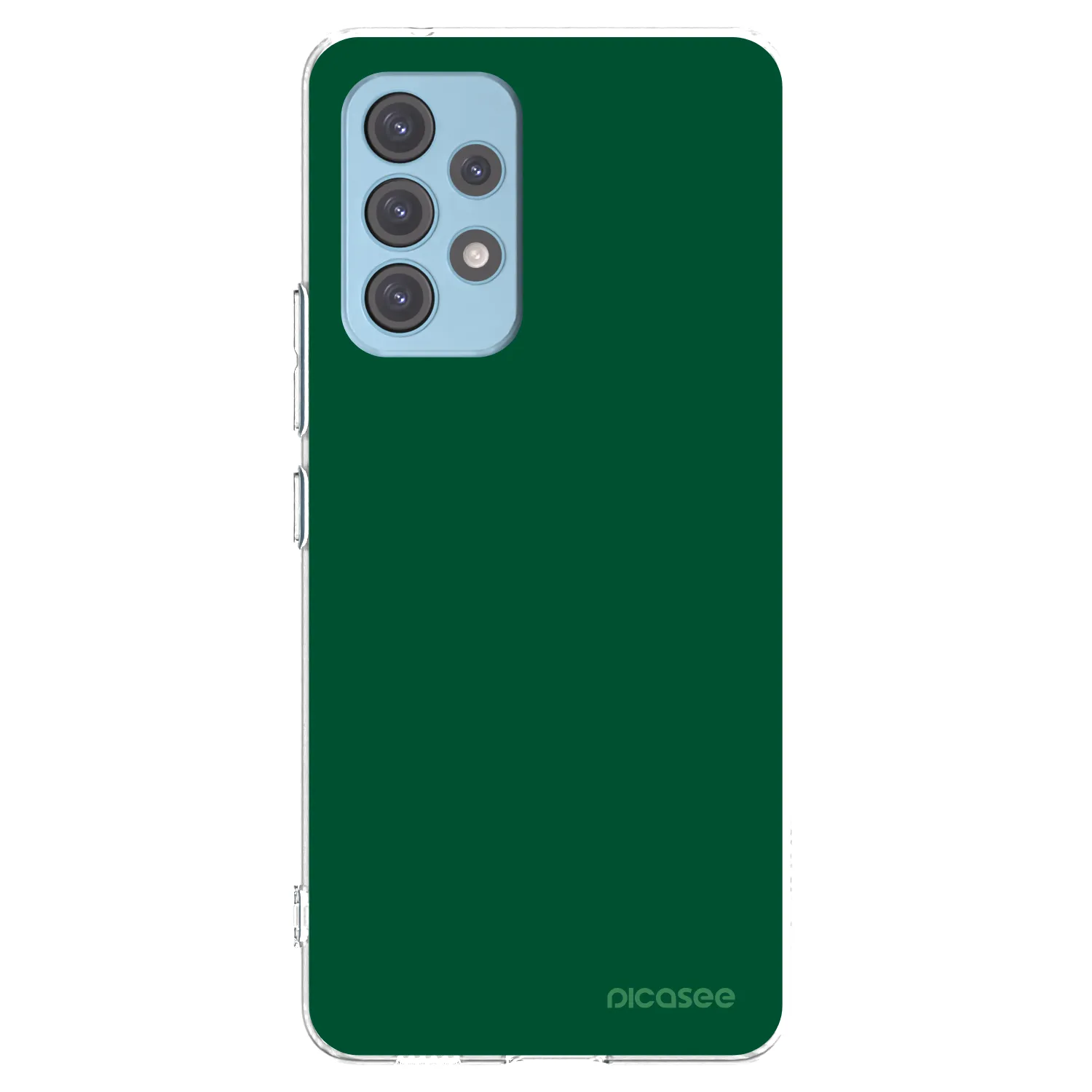 Picasee átlátszó szilikon tok az alábbi mobiltelefonokra Samsung Galaxy A53 5G A536 - Green Gleam