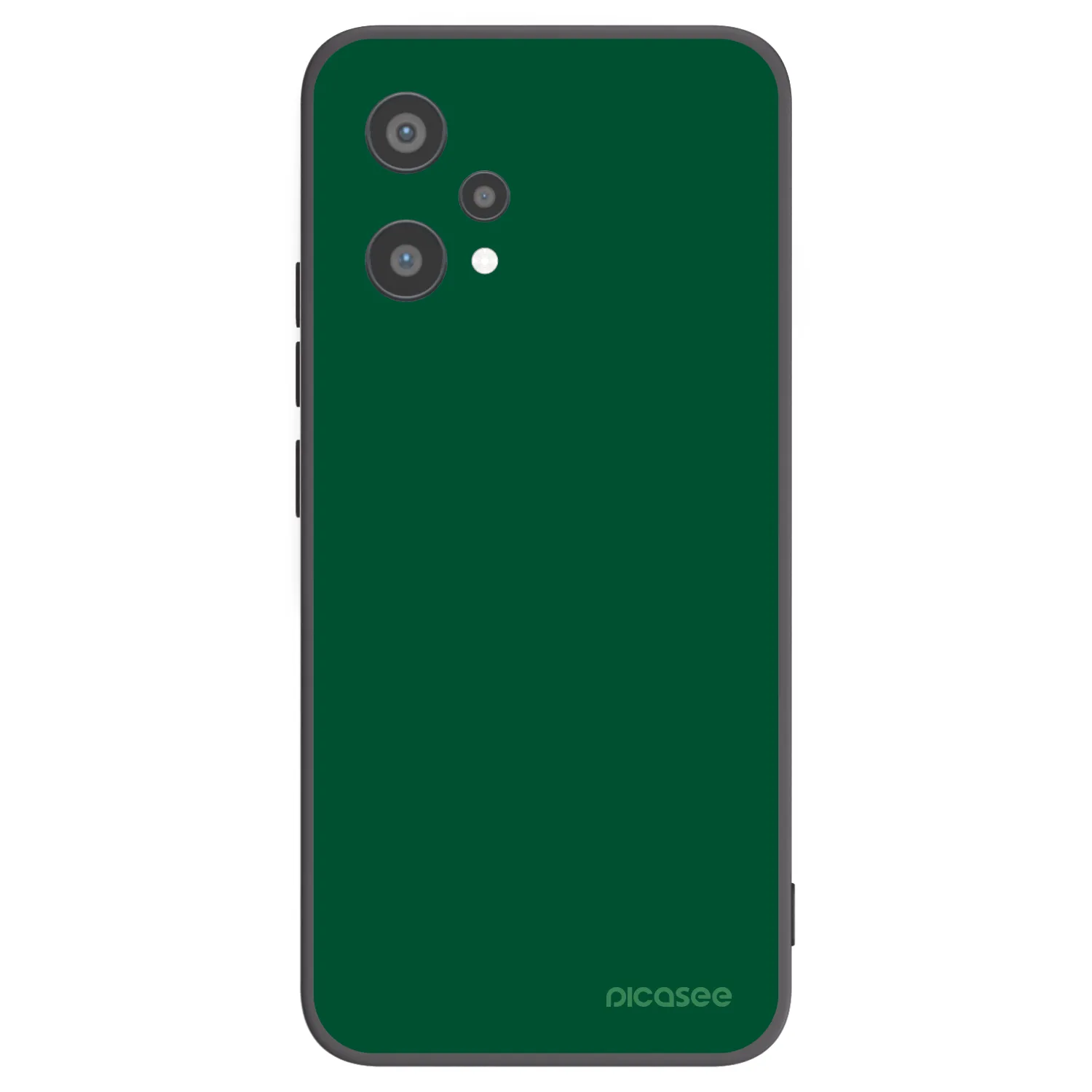 Picasee fekete szilikon tok az alábbi mobiltelefonokra Realme 9 Pro 5G - Green Gleam