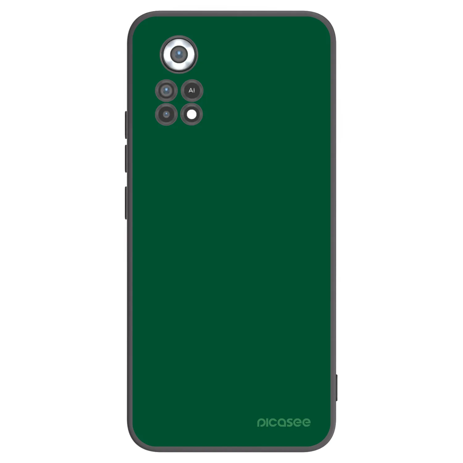 Picasee fekete szilikon tok az alábbi mobiltelefonokra Xiaomi Poco X4 Pro 5G - Green Gleam