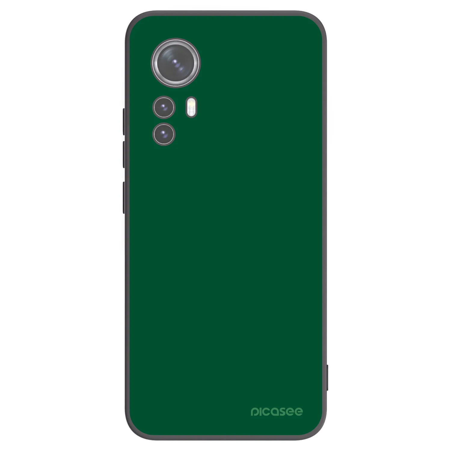 Picasee fekete szilikon tok az alábbi mobiltelefonokra Xiaomi 12 - Green Gleam