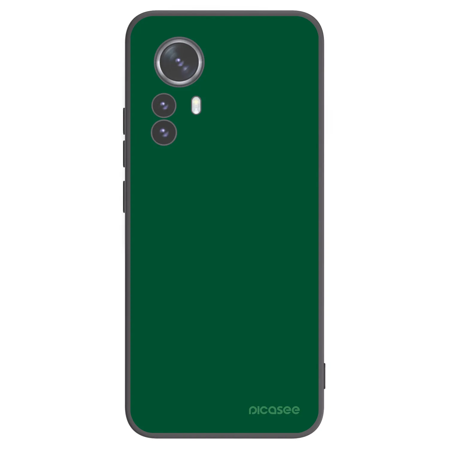 Picasee fekete szilikon tok az alábbi mobiltelefonokra Xiaomi 12 Pro - Green Gleam