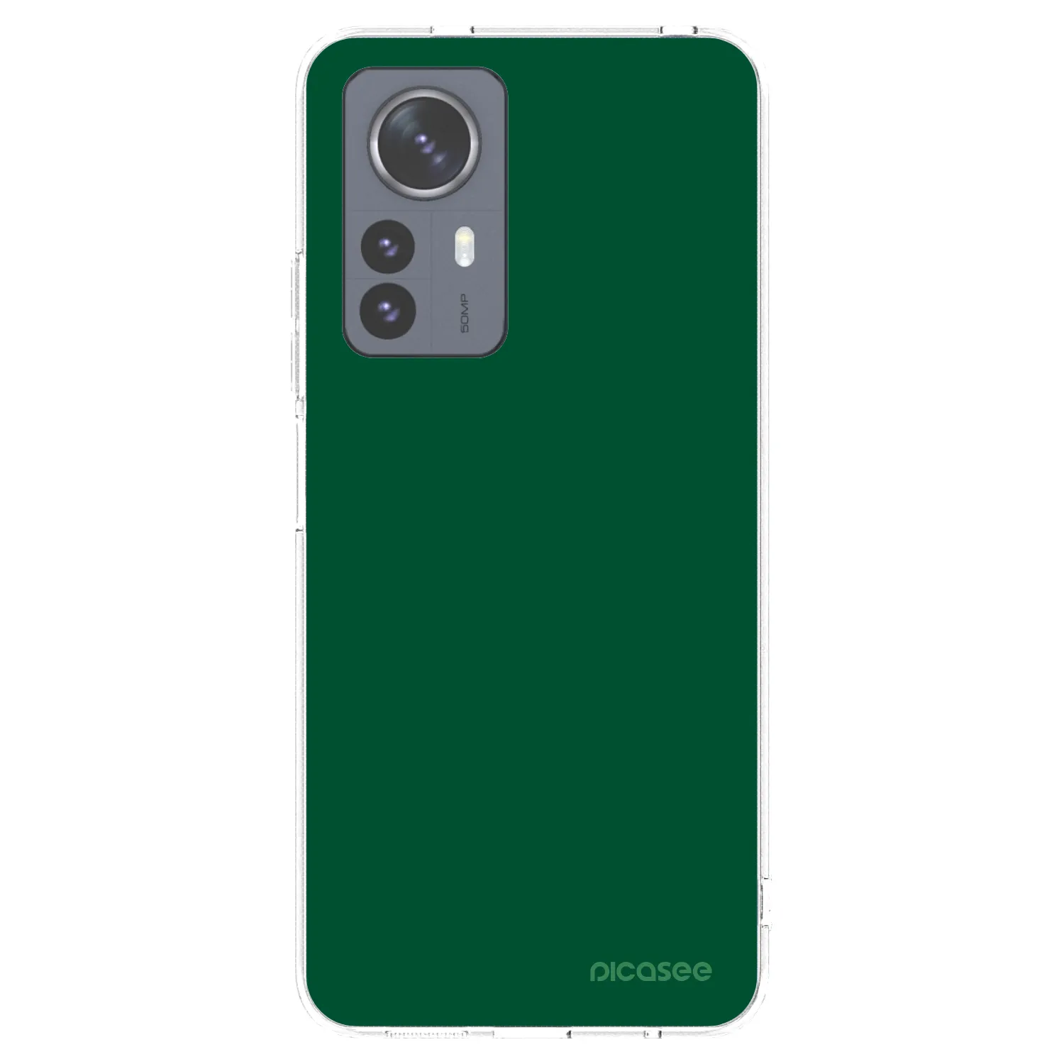 Picasee átlátszó szilikon tok az alábbi mobiltelefonokra Xiaomi 12 Pro - Green Gleam