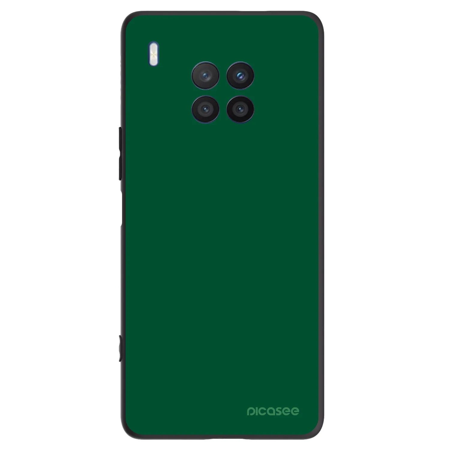 Picasee fekete szilikon tok az alábbi mobiltelefonokra Honor 50 Lite - Green Gleam