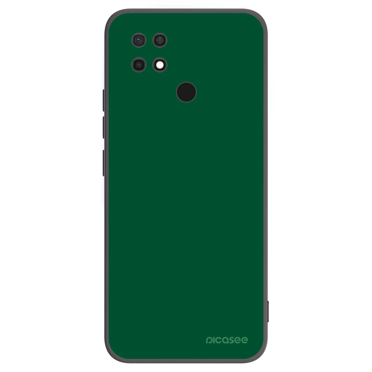 Picasee fekete szilikon tok az alábbi mobiltelefonokra Xiaomi Redmi 10C - Green Gleam